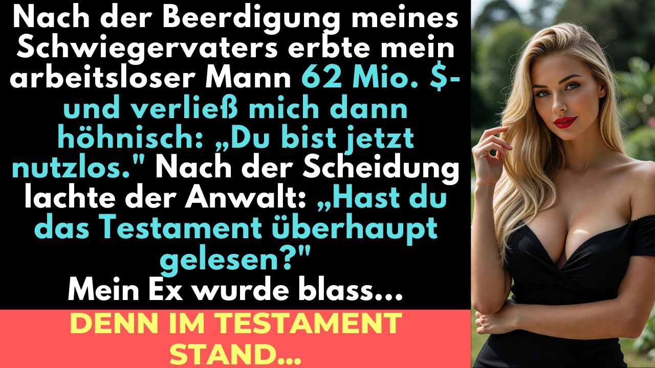 Mein Mann erbte $62 Millionen und warf mich aus der Familie — bald bat er weinend um Hilfe