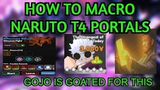 HOW TO MACRO NARUTO T4 PORTALS IN UNIVERSAL TOWER DEFENSE !!