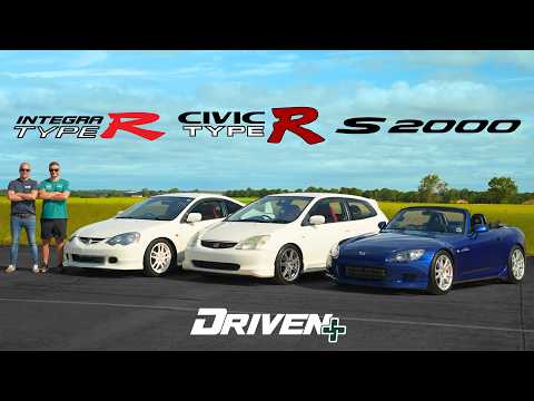 Honda’s Greatest Era? S2000 vs Integra Type R vs Civic Type R