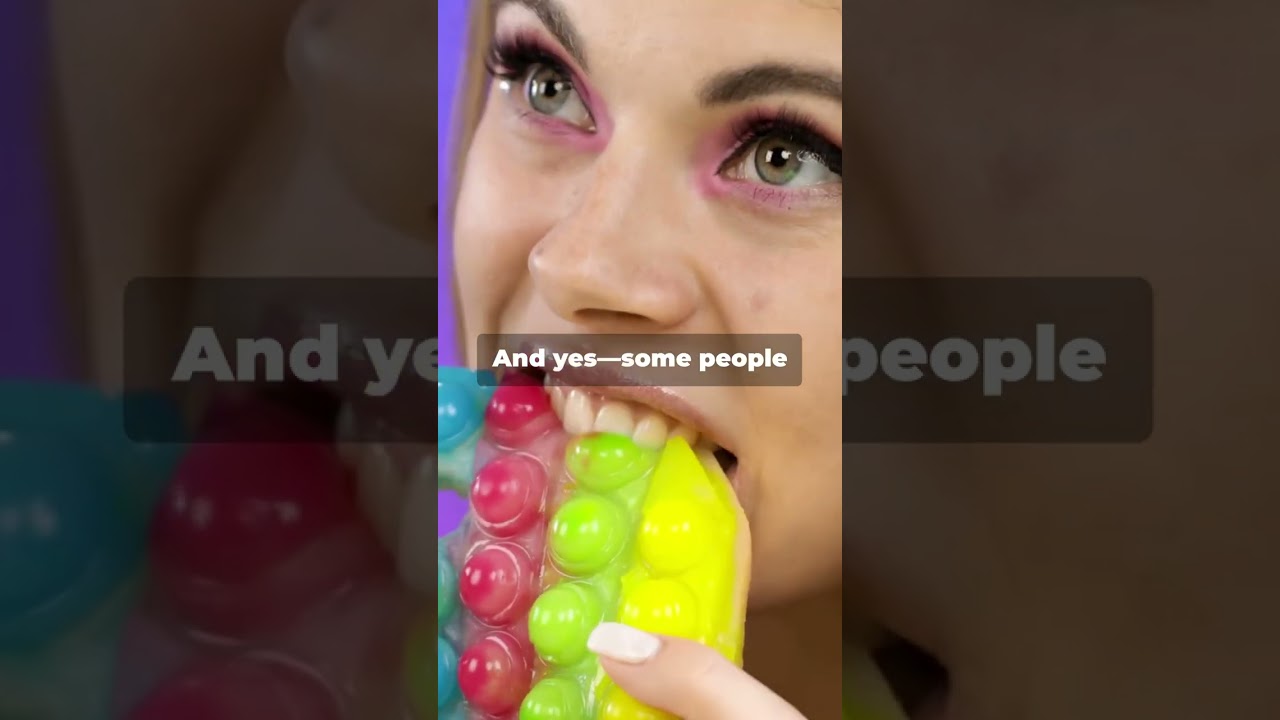 CAN you REALLY taste COLORS?👅💛💚💜🧡❤️