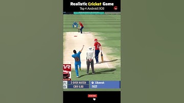 Realistic Cricket Games 🔥 Top 4 Android & IOS #shorts