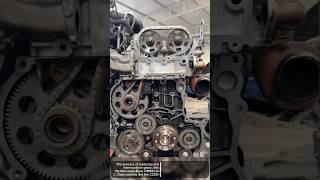 Complete Teardown of the Mercedes OM651 Engine! #youtubeshorts #satisfying #automotive