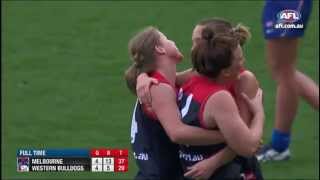 Highlights from the mcg in first of two women's exhibition games 2015,
between melbourne and western bulldogs. for more video, head to
http://afl....