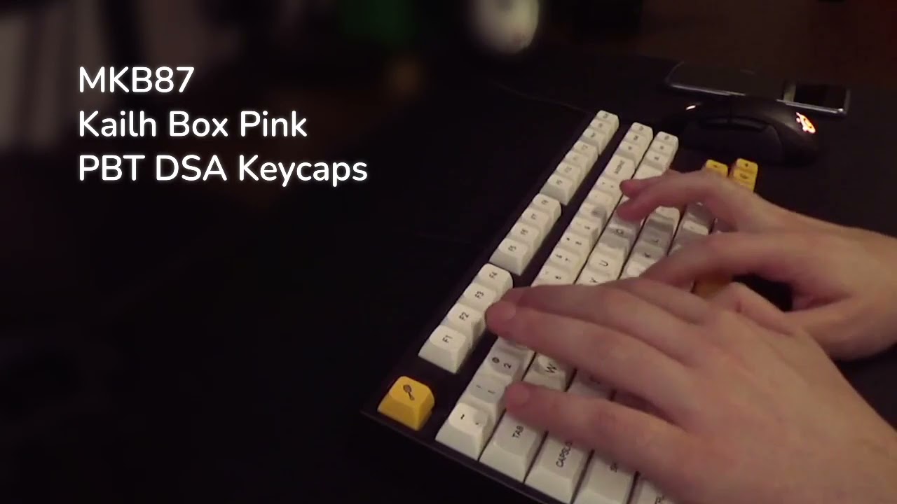 Kailh Box Pink Sound Test YouTube