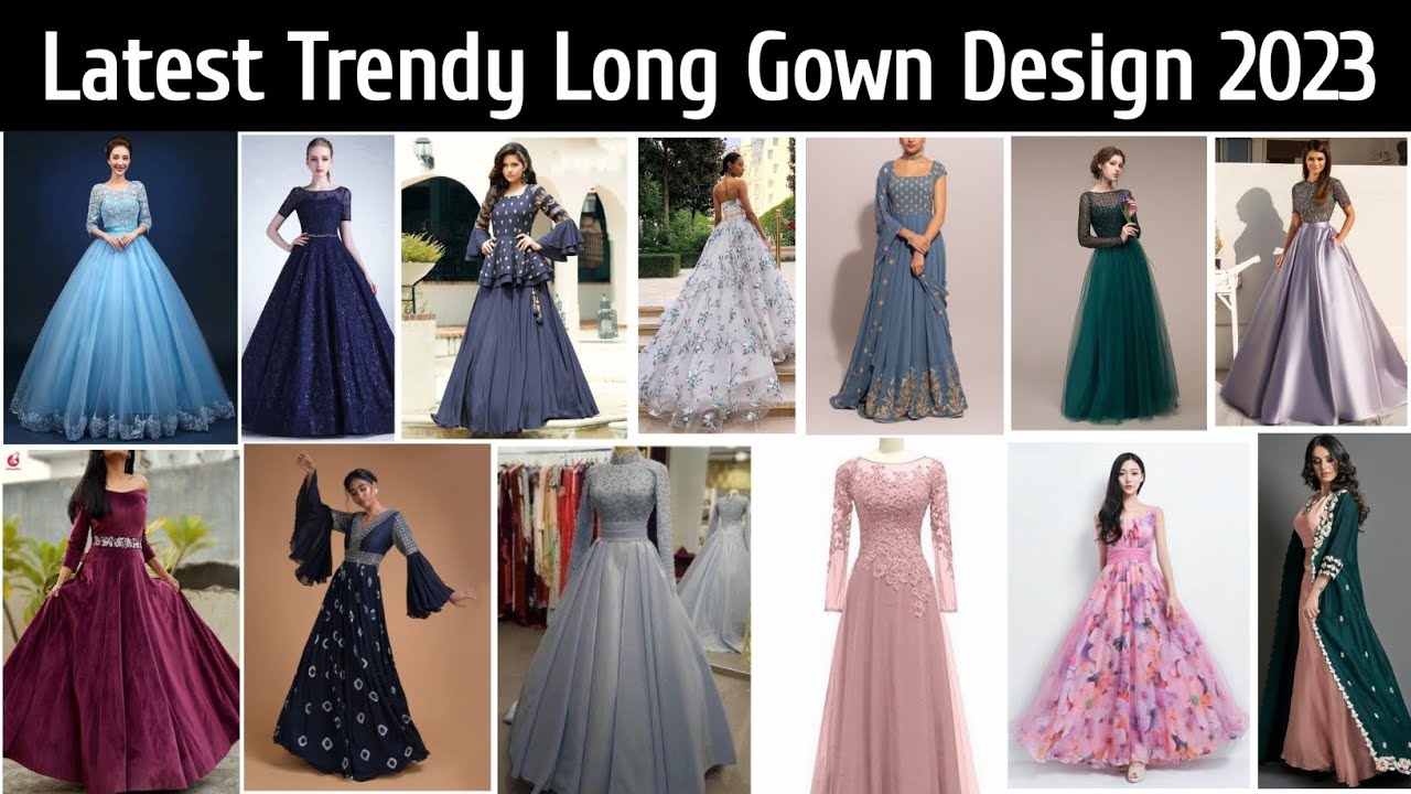 Latest Gown Design | Partywear Designer Gown | Beautiful Wedding Gowns -  YouTube