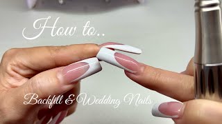 How to do a fill | Acrylic Application | Wedding Nails by Jammylita 8,377 views 7 months ago 49 minutes