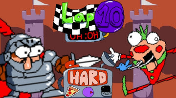 Second try goes crazy in Pizzascape lap 10 P rank (L10DE)