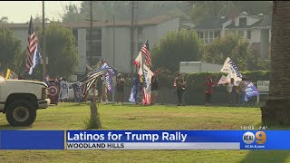 Hundreds Show Out For Back The Blue Rally In Support Of Law Enforcement, Trump's Coronavirus Fight
