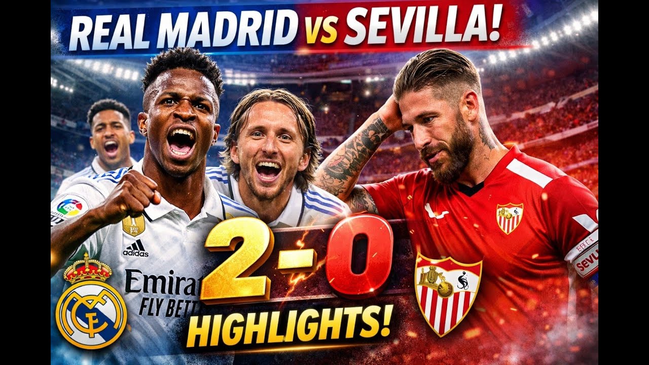 REAL MADRID DOMINATE SEVILLA! ⚪🔥 | 2–0 WIN MATCH HIGHLIGHTS