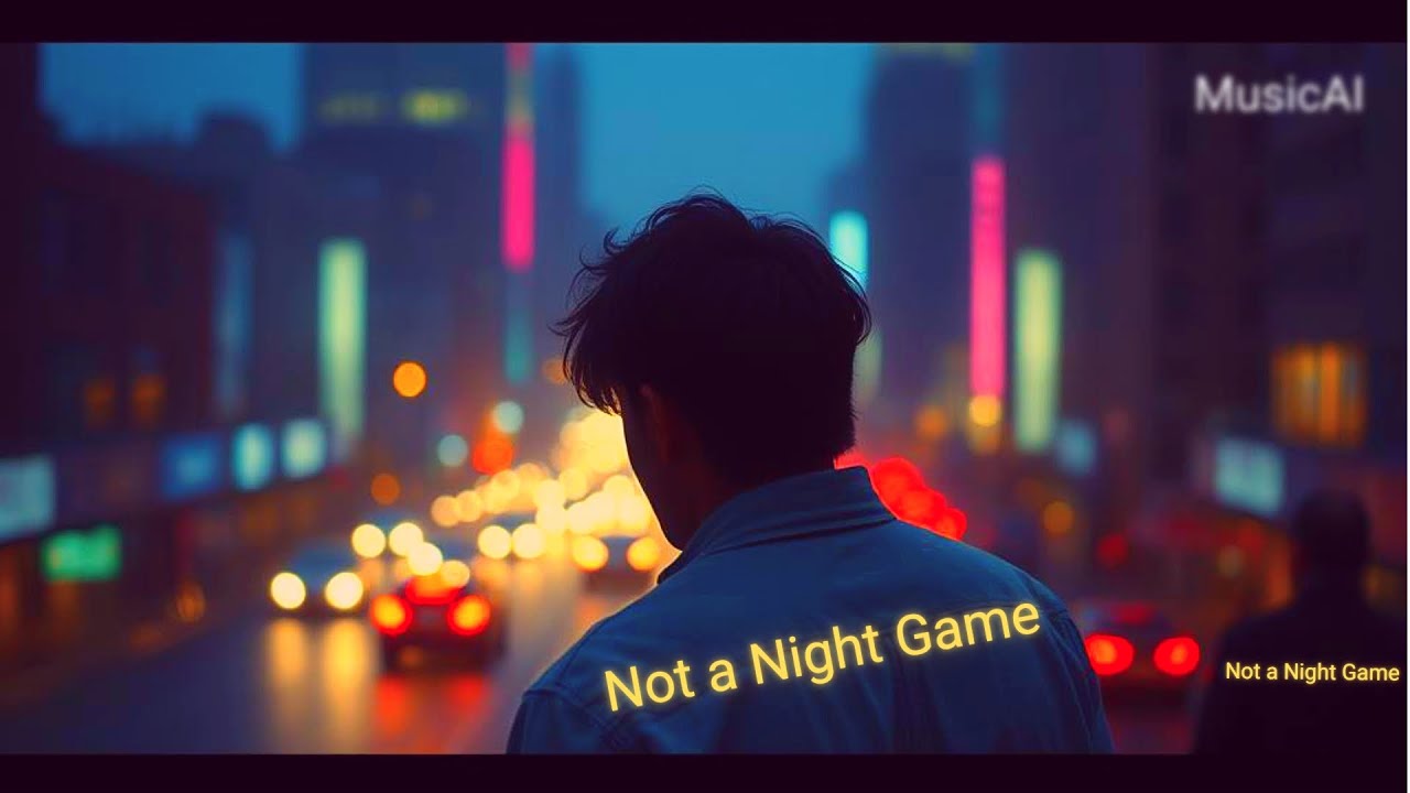 🎵 Not a Night Game | Futuristic Urban Chanson | MusicAI 