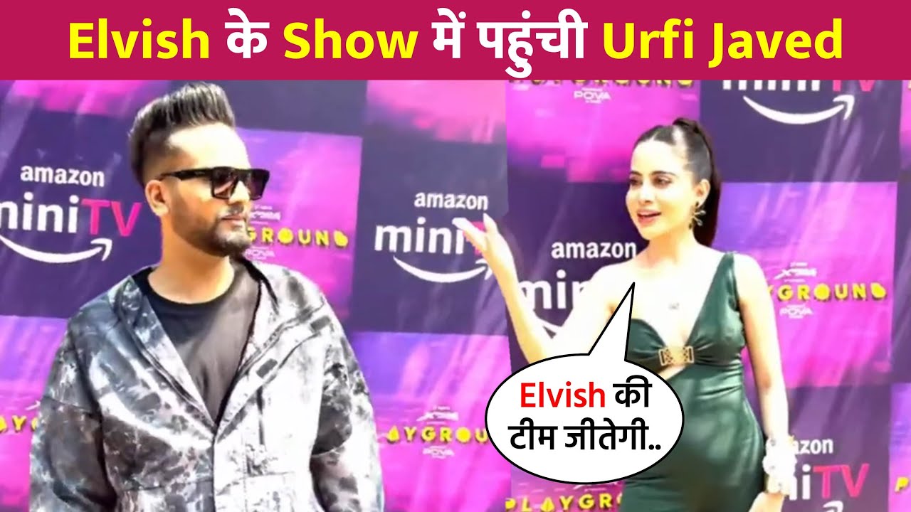 urfi-javed-support-elvish-yadav-team-in-playground-season-3-youtube