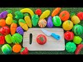 How to Cutting Wooden &amp; Plastic Fruit Vegetables, Mango Kiwi| Satisfying Video Squishy ASMR