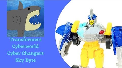 Transformers Cyberworld Cyber Changers Sky Byte - JawsTheSharkReviews