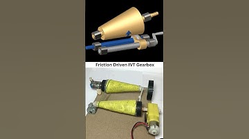 Friction driven IVT gearbox ✅ #working #mechanical #principal #3ddesign #solidworks #cvt #cad #3d