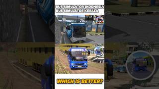 BUSSID vs BSK (Bus Simulator Indonesia vs Bus Simulator Kerala)