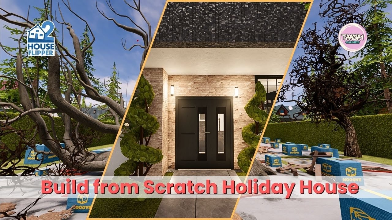 House Flipper 2 | Build From Scratch Holiday Home | Community content | Longplay | No Commentary