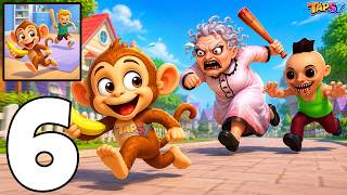 😂Tricky Monkey House Prankster Gameplay Walkthrough Part 6 - Pull Off Bigger Pranks (Android,iOS)