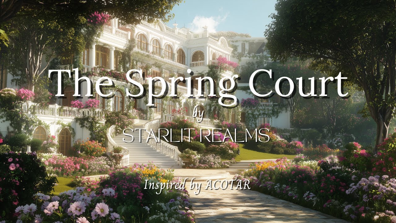 The Spring Court | Fantasy Reading Ambience | ACOTAR-Inspired | 4K | 2 ...