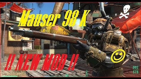 Fallout 4 Mauser Family Rifle Pack!  Kar 98K Weapon Mod !