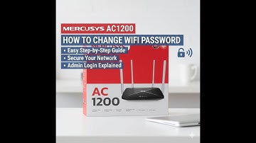How to Change WiFi Password in 2 Minutes MERCUSYS Router .