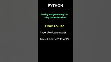 Python - Parsing and Generating XML using the lxml Module