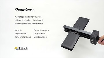 ShapeSense: A VR Device With Moving Surfaces That Controls Mass Properties and Air Resistance