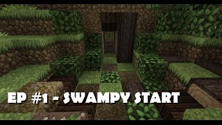 Lets Build - Minecraft! EP #1 - Swampy Start