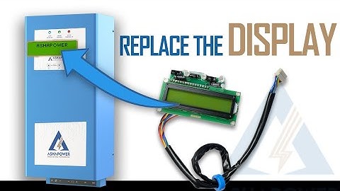 Ashapower Solar MPPT Display Replacement Guide