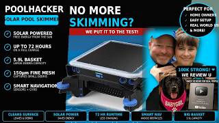 POOLHACKER Solar Pool Skimmer Review ☀️ Can It REALLY Keep Your Pool Clean?