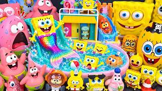 ULTIMATE SpongeBob Mermaid Pool & Patrick Water Park Adventure 🧜‍♀️🌊 Satisfying Colorful Toys ASMR screenshot 5