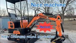 2023 Chinese mini excavator FF12  same as QH12 AGT first look and trying it out.