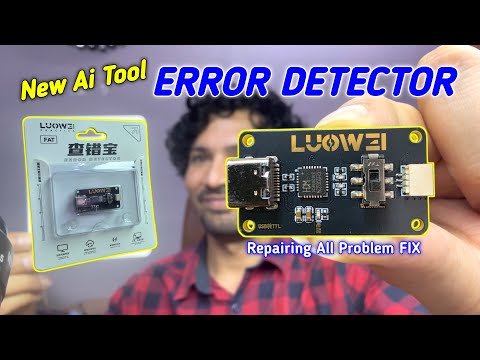 New Ai Tool ERROR DETECTOR LUOWZI | New Ai Mobile Repairing Tool | ERROR DETECTOR Ai Tool