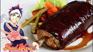 Food Wars ! La viande de cromagnon de Soma (pâté de campagne)