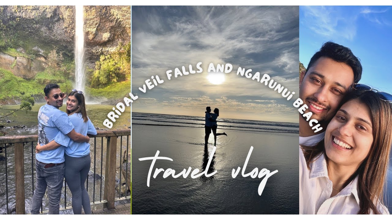 Bridal Veil Falls// Ngarunui Beach// NZ Diaries🇳🇿