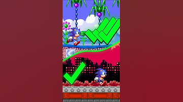 These Two NEW Levels Look AMAZING! 🌈 Sonic 1 Dragon Edition 🌈 Sonic hacks Shorts #sonicshorts