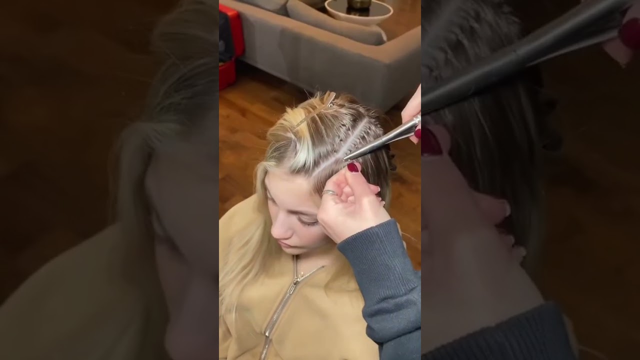 How to install  micro loop human hair extensions