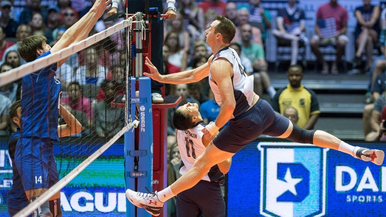Top 10 Best Volleyball Spikes - David Lee (Middle Blocker)