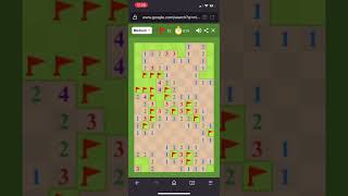 Google minesweeper mobile medium WR (19 seconds)