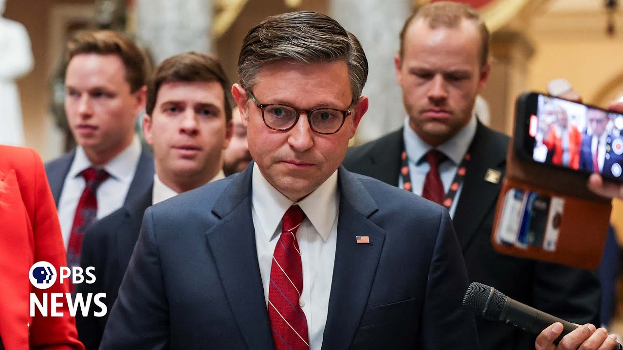 WATCH: House Speaker Johnson holds news conference as lawmakers try to reach DHS funding deal