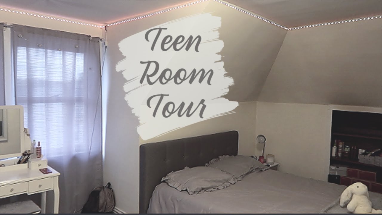 Teen Room Tour with Closet + Vanity Tour | Mya's Room Tour - YouTube