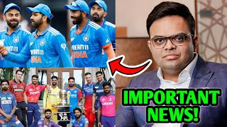 BCCI IMPORTANT NEWS for India & IPL! 🔥| Jay shah on India Coach & Impact Sub Rule IPL 2024 Updates