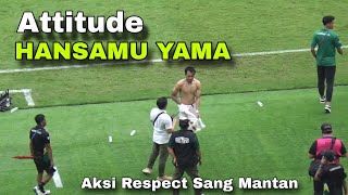 Attitude Sang Mantan Hansamu Yama Diakhir Pertandingan Persebaya 1-1 Persija Stadion GBT