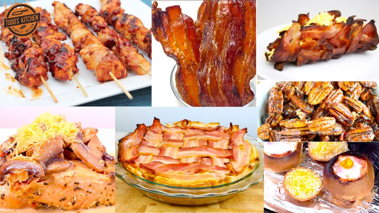 10 Easy Bacon Recipes to make at home part 1/2 - YouTube