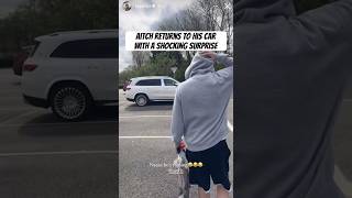 Aitch Returns To His Car With A Shocking Surprise From A Unknown Female #Aitch #Shorts