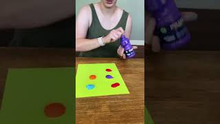 Best mom hack to let your toddler finger paint without all the mess! #mom #hack #momhack #shorts
