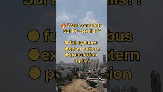 SBI PO 2026 full details 📘 syllabus, vacancies, exam pattern & application dates