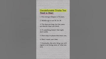 The 7 Harsh Truths About Life Everyone Needs To Hear