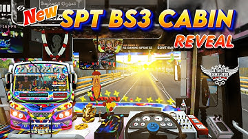 SPT BS3 Cabin Reveal 😍 Tn Pvt Bus Mod Bussid #rsgamingupdates#bussid#bus#mod#cabin#driving#bussidmod