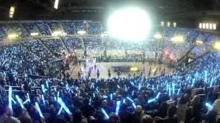 Michigan fans light up Crisler ahead of Maryland game