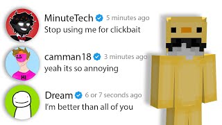 I Asked 100 Minecraft Youtubers To Comment...